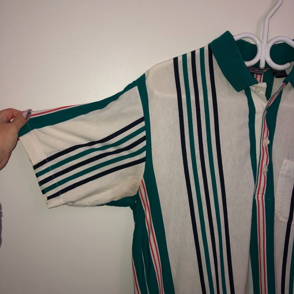 Vintage Bowling Style Striped Shirt - Picture 2 of 3